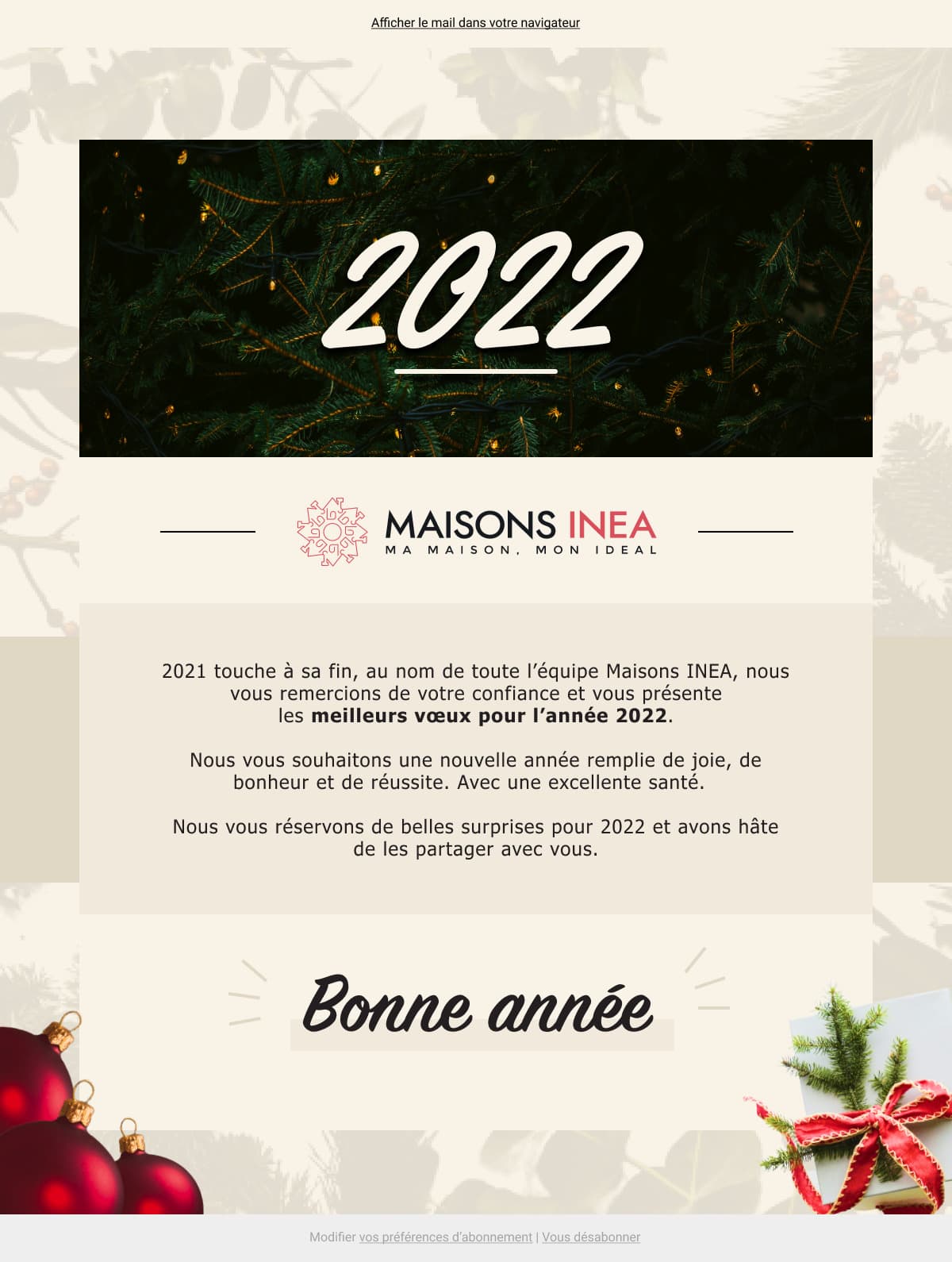 Maisons MTB Mailing